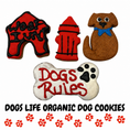 Load image into Gallery viewer, Dog Life Organic Dog Cookie Box | Handmade Decorated Dog Treats (Human-Grade, All-Natural)
