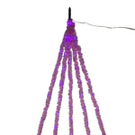 Kurt Adler 6.5-Foot Purple Iridescent Tinsel Cascade Light Set