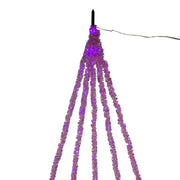 Kurt Adler 6.5-Foot Purple Iridescent Tinsel Cascade Light Set