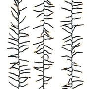 Kurt Adler 2000-Light 65-Foot Cluster Garland with Classic White LED  Lights