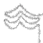 Kurt Adler 3000-Light 98-Foot Cluster Garland with Cool White LED Lights