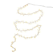 Kurt Adler 300-Light  Cluster Garland with Classic White LED Twinkle Lights