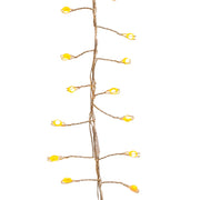 Kurt Adler 300-Light  Cluster Garland with Classic White LED Twinkle Lights