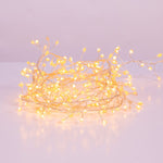 Kurt Adler 300-Light  Cluster Garland with Classic White LED Twinkle Lights