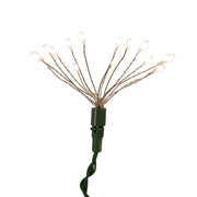 Kurt Adler 75-Light Cluster Burst Warm White Superbright LED Light Set with Green Wire