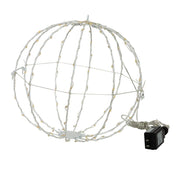 Kurt Adler 12-Inch Warm White LED Foldable Metal Sphere