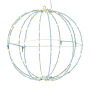 Kurt Adler 12-Inch Warm White LED Foldable Metal Sphere