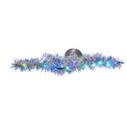 Kurt Adler 12.2-Inch Tinsel Star Tree Topper with RGB LED Lights