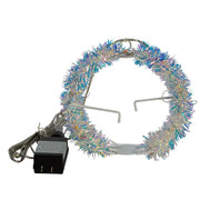 Kurt Adler 6-Inch Multi-Color LED Tinsel Foldable Sphere