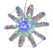 Kurt Adler 12-Inch Multi-Color LED Tinsel Foldable Sphere