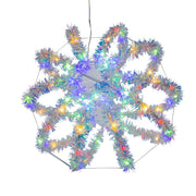 Kurt Adler 12-Inch Multi-Color LED Tinsel Foldable Sphere
