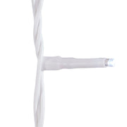 Kurt Adler 600-Light 49.2-Foot Cool White LED White Wire Rice Light Set