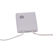 Kurt Adler 600-Light 49.2-Foot Cool White LED White Wire Rice Light Set