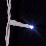 Kurt Adler 600-Light 49.2-Foot Cool White LED White Wire Rice Light Set