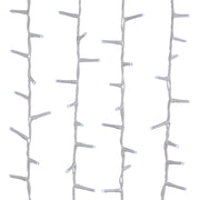 Kurt Adler 600-Light 49.2-Foot Cool White LED White Wire Rice Light Set