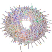 Kurt Adler 600-Light 49.2-Foot Multicolored LED White Wire Rice Light Set