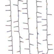 Kurt Adler 600-Light 49.2-Foot Multicolored LED White Wire Rice Light Set