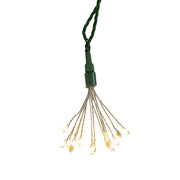 Kurt Adler 75-Light Cluster Lights and Warm White Twinkle LED Lights with Green Wire