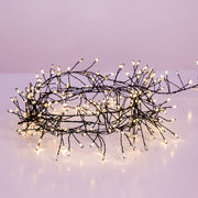 Kurt Adler 7.8-Foot 240-Light Twinkle Warm White LED Fairy Light Cluster Garland