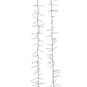 Kurt Adler 7.8-Foot 240-Light Twinkle Warm White LED Fairy Light Cluster Garland