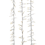 Kurt Adler 9.8-Foot 300-Light Warm White LED Fairy Light Cluster Garland