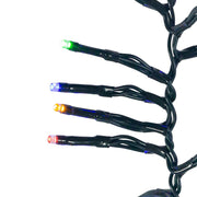 Kurt Adler 480-Light 16-Foot Connectable Multi-Colored LED Cluster Garland