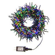 Kurt Adler 480-Light 16-Foot Connectable Multi-Colored LED Cluster Garland