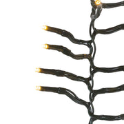 Kurt Adler 480-Light 16-Foot Connectable Warm White LED Cluster Garland