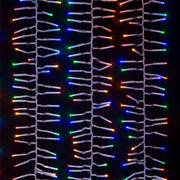 Kurt Adler 480-Light 15.7-Foot Multicolored LED Connectable Cluster Garland
