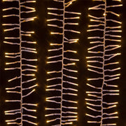 Kurt Adler 480-Light 15.7-Foot Warm White LED Connectable Cluster Garland