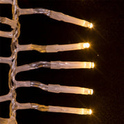 Kurt Adler 480-Light 15.7-Foot Warm White LED Connectable Cluster Garland