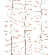 Kurt Adler 8-Foot 240-Light Fairy RGB LED Silver Wire Cluster Garland