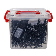 Kurt Adler 16-Foot 480-Light RGB LED Multifunction Green Wire Cluster Garland with Remote