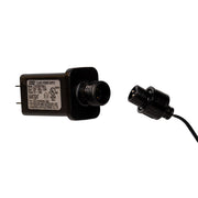 Kurt Adler 12.2-Inch Pre-lit White Glitter Iridescent Star Tree Topper