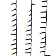 Kurt Adler 49.2-Foot 600-Light Dual Color 5MM LED Multifunction Rice Lights with Green Wire