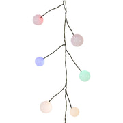 Kurt Adler 100-Light 8-Foot Multicolored LED Bead Cluster Garland