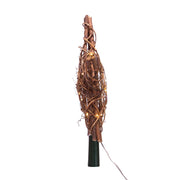 Kurt Adler 20-Light Fairy Light Natural Rattan Star Tree Topper