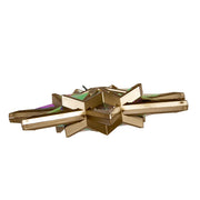 Kurt Adler 11.5-Inch 21-Light 7 Point LED Iridescent Star Tree Topper