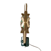 Kurt Adler 11.5-Inch 21-Light 7 Point LED Iridescent Star Tree Topper