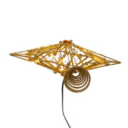 Kurt Adler 15.5-Inch 30-Light Fairy Light Gold Star Tree Topper