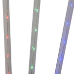 Kurt Adler 27.2-Inch Multi-Color LED Faceted C9 Yard Stakes, 3 Piece Set