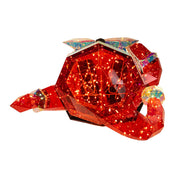 Kurt Adler 30-Inch Pre-Lit 150 Warm White LED Multifunction Holographic Santa