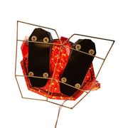 Kurt Adler 30-Inch Pre-Lit 150 Warm White LED Multifunction Holographic Santa