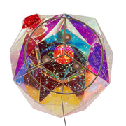 Kurt Adler 24-Inch 300-Light Warm White Fairy LED Iridescent Snowman