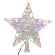 Kurt Adler 8.65-Inch 11-Light Dual Color LED With Color Effect Remote Control Star Tree Topper
