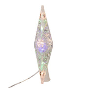 Kurt Adler 8.65-Inch 11-Light Dual Color LED With Color Effect Remote Control Star Tree Topper