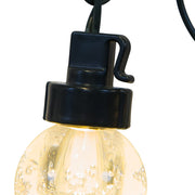 Kurt Adler UL 10-Light Dual Color Pure White/Warm White LED G40 Bubble Light Set