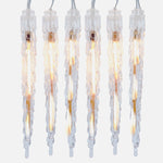 Kurt Adler 10-Light LED Warm White Icicle Light Set