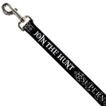 Dog Leash - SUPERNATURAL JOIN THE HUNT Icons Logo/Pentagrams Black/White