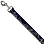 Dog Leash - San Francisco Vivid Skyline Midnight Blue
